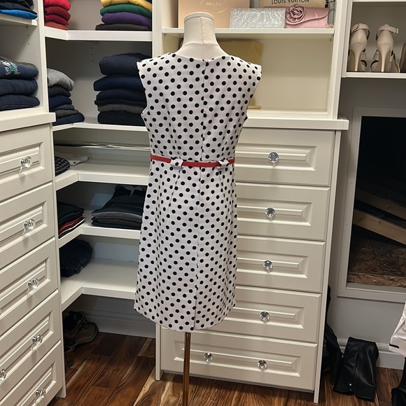 White polka dot dress - Picture 2 of 3